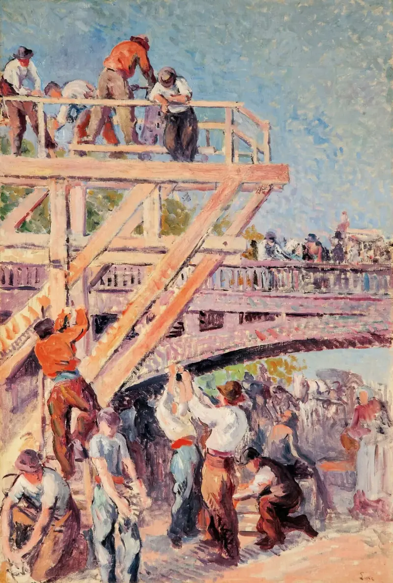 Dělníci, Maximilien Luce