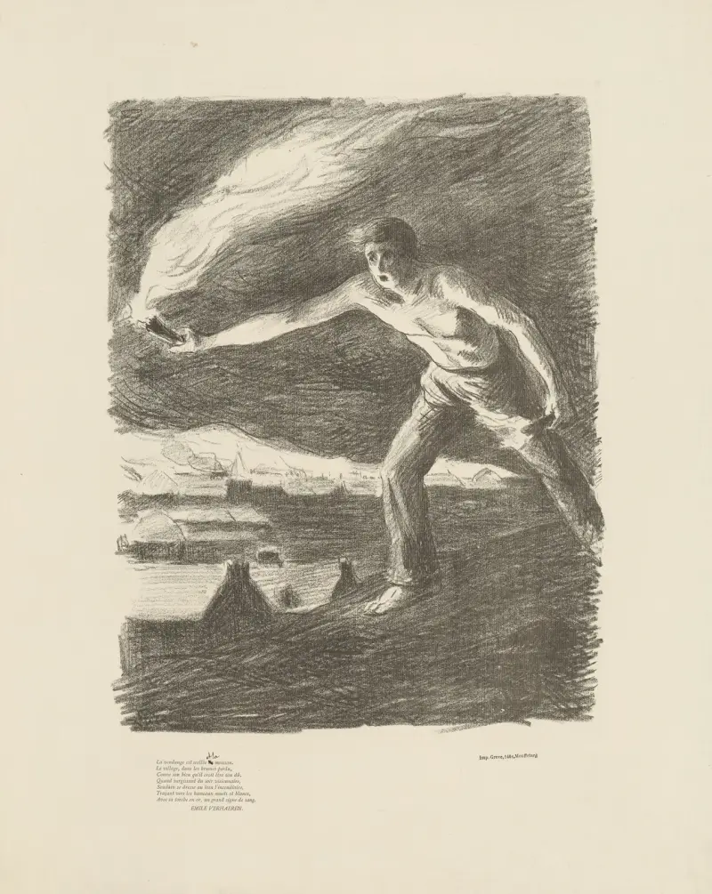 L’Incendiaire av Maximilien Luce