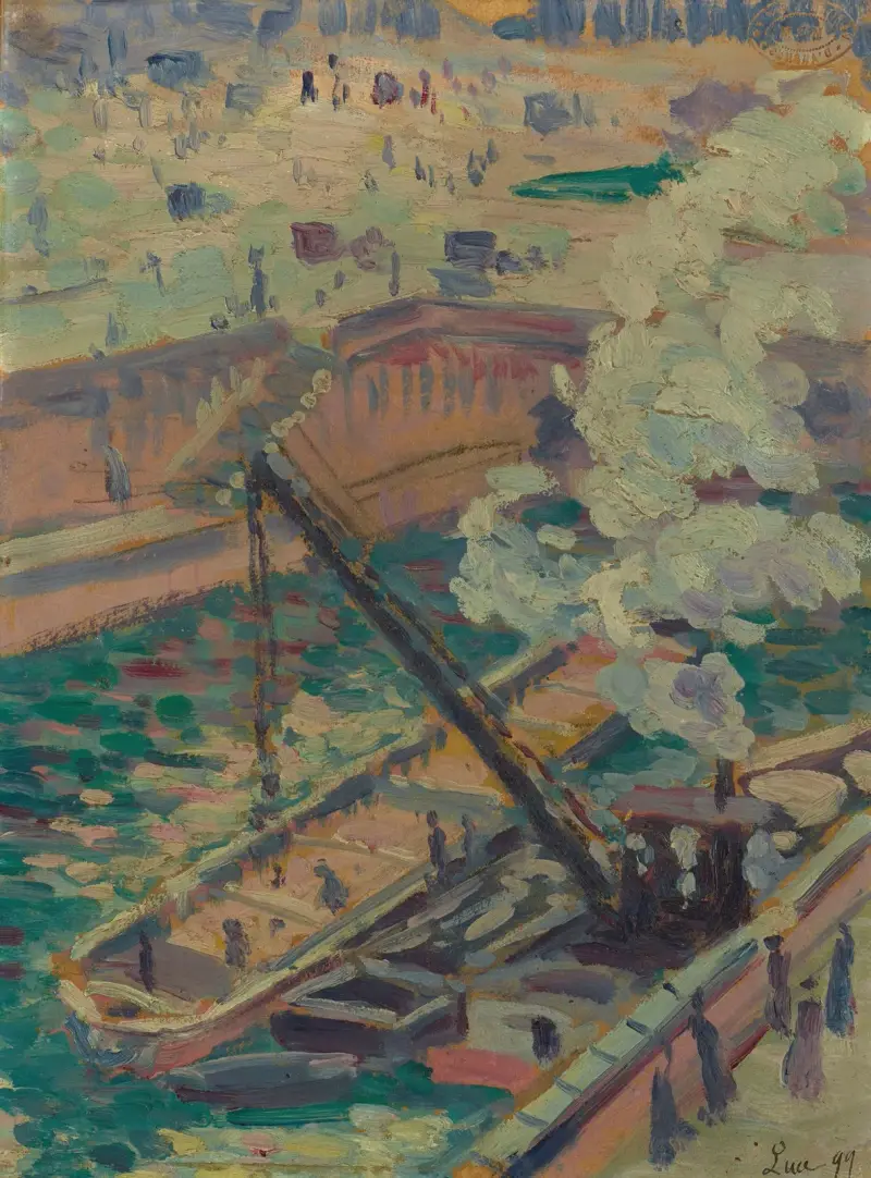 Skizze für Notre-Dame von Maximilien Luce