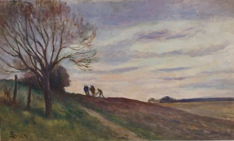 Rolleboise, die Hügel von Maximilien Luce