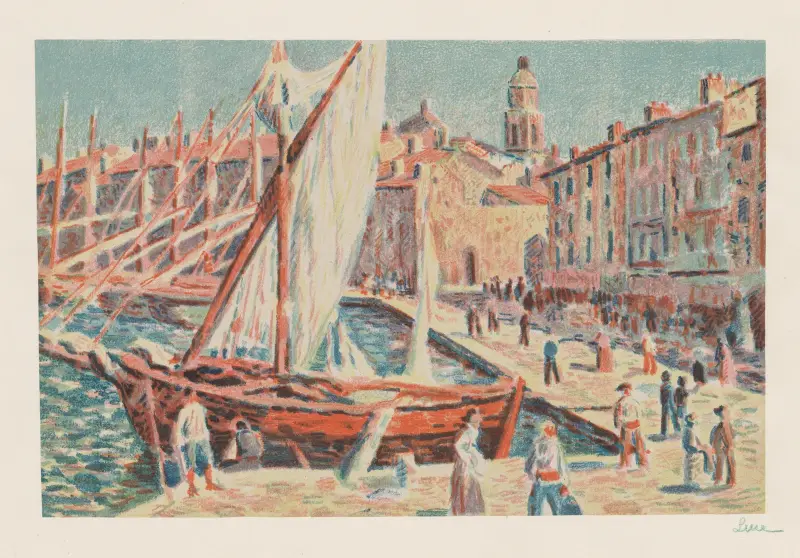 Saint-Tropez, 1897 von Maximilien Luce