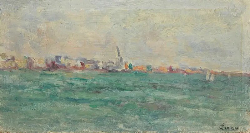 Pohled na Paramé, Maximilien Luce