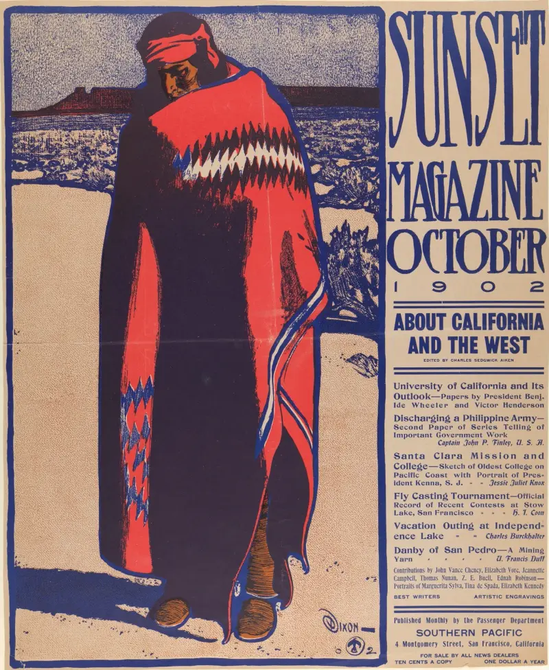 Sunset Magazine, Oktober von Maynard Dixon