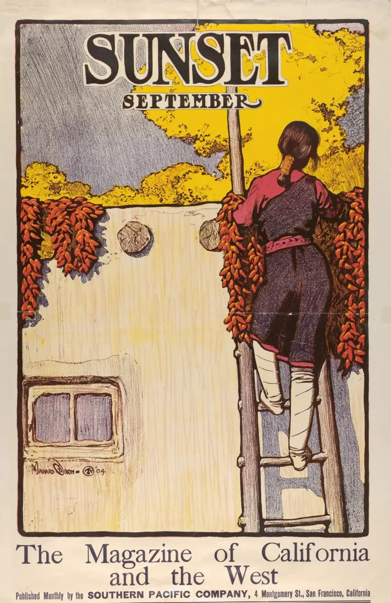 Sunset Magazine, září, Maynard Dixon