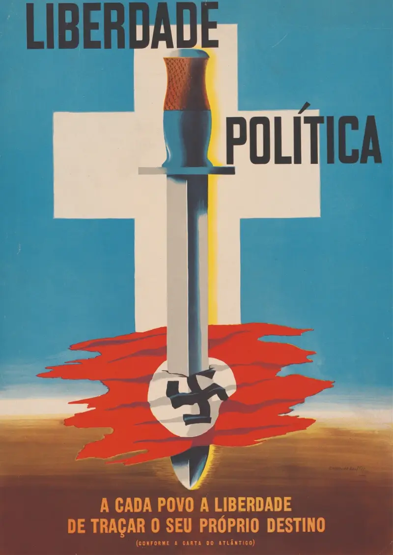 Liberdade politica, a cada povo a liberdade de tracar o seu proprio destino av Edward McKnight Kauffer