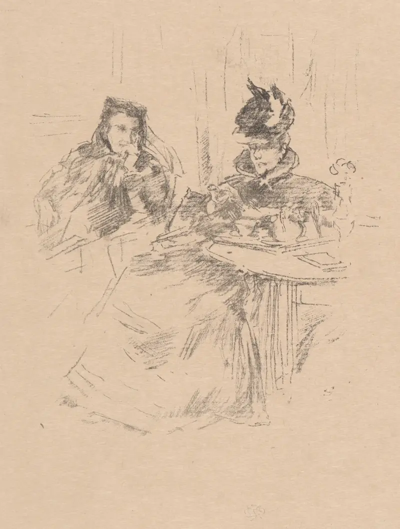 Nachmittagstee von James Abbott McNeill Whistler