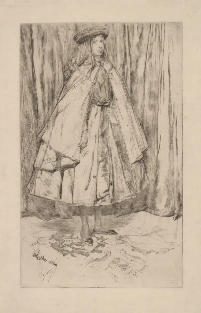 Annie Haden av James Abbott McNeill Whistler