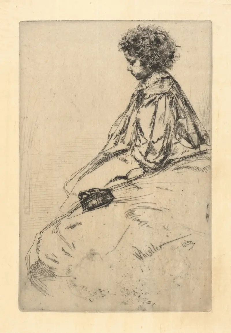 Bibi Lalouette av James Abbott McNeill Whistler
