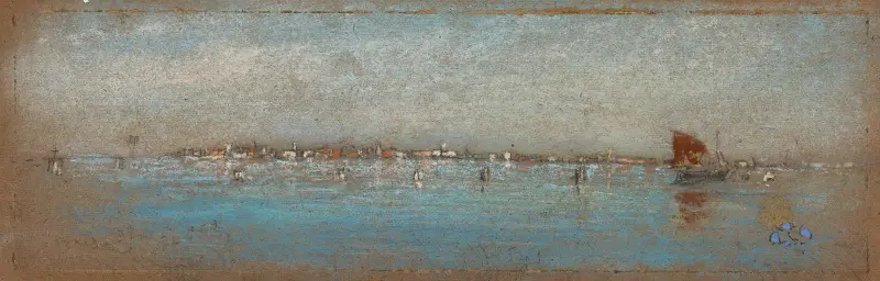 Blue and Silver—The Islands, Venice av James Abbott McNeill Whistler