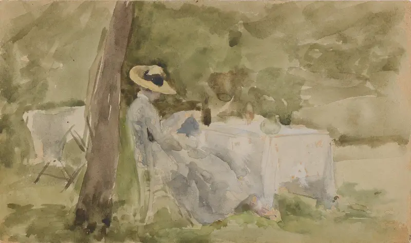 Breakfast in the Garden av James Abbott McNeill Whistler