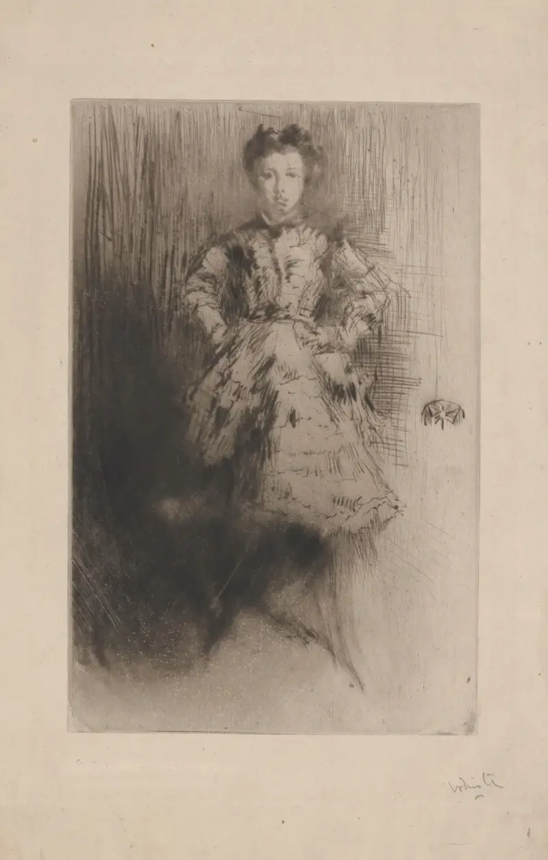 Elinor Leyland av James Abbott McNeill Whistler