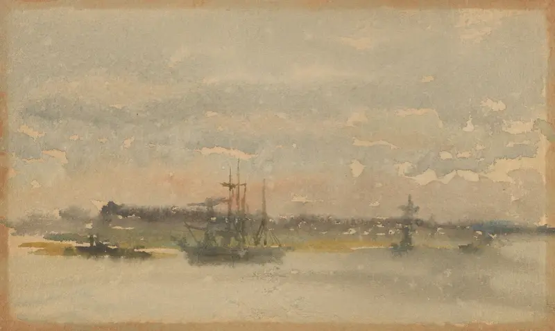 Erith – večer, James Abbott McNeill Whistler