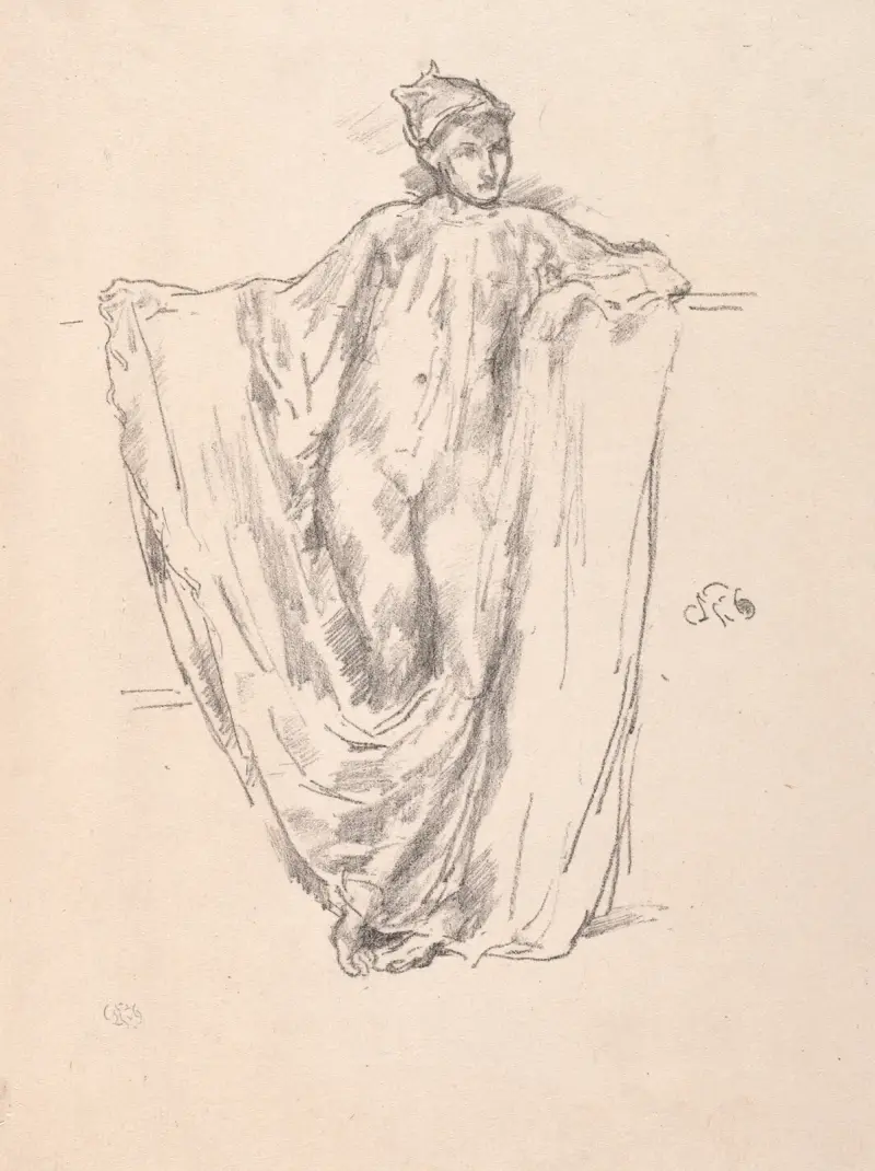 Figurenstudie, 1894 von James Abbott McNeill Whistler