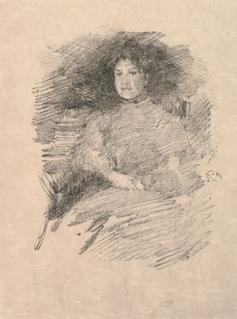 Feuerschein (Mrs. Pennell) von James Abbott McNeill Whistler