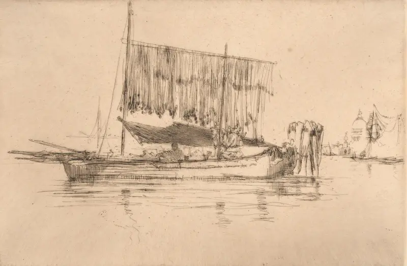 Fishing-boat av James Abbott McNeill Whistler