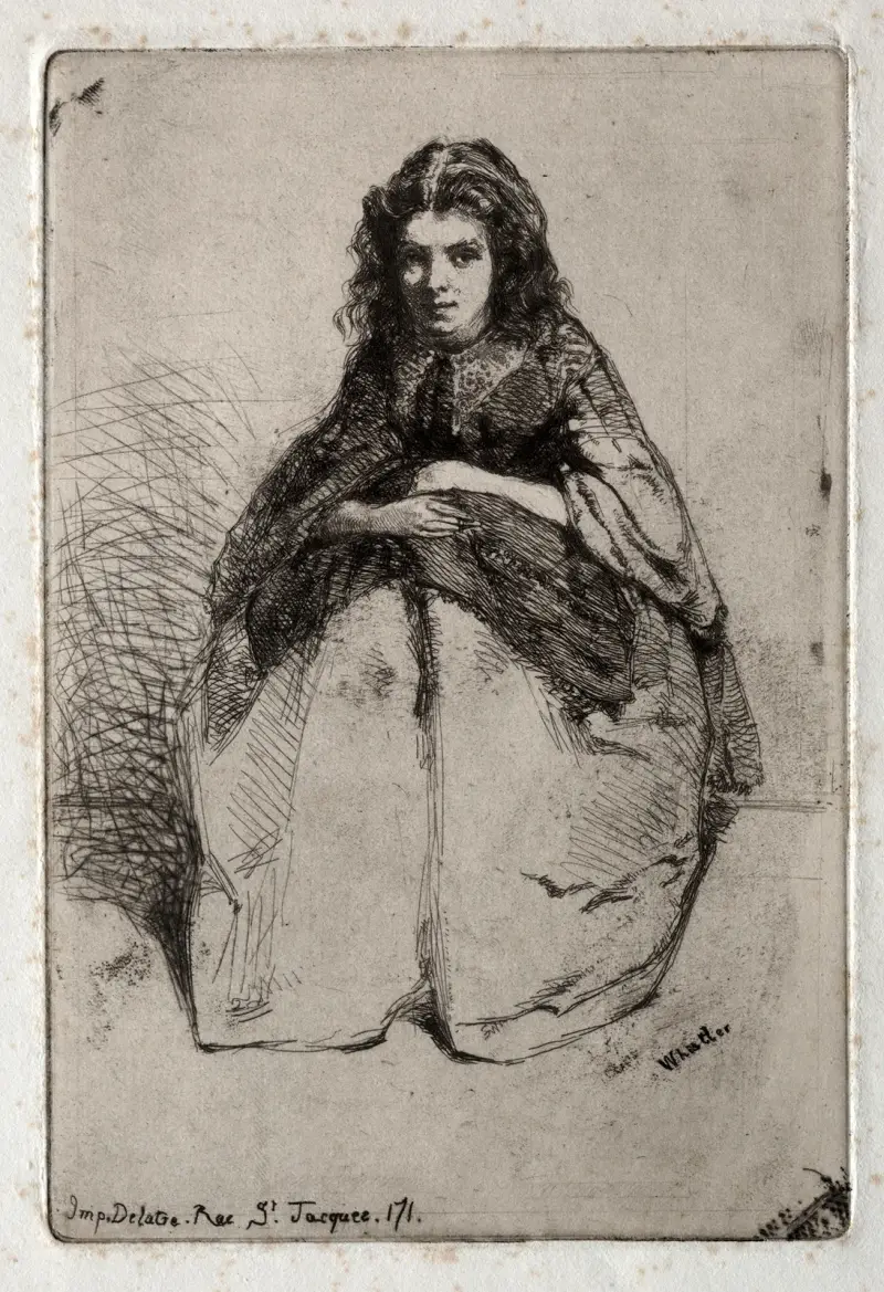 Fumette, 1858 av James Abbott McNeill Whistler