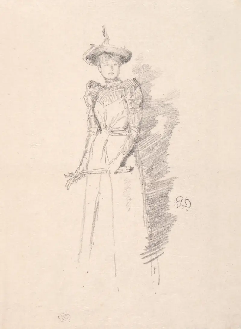 Gants de Suede av James Abbott McNeill Whistler