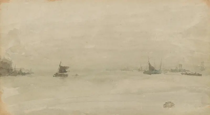 Grey and Silver–Liverpool av James Abbott McNeill Whistler
