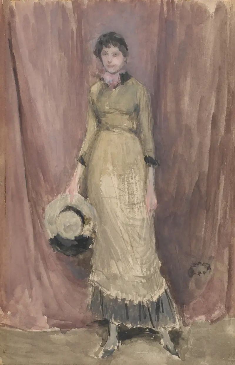 Harmony in Violet and Amber av James Abbott McNeill Whistler
