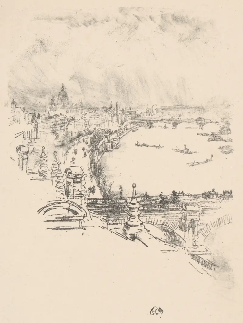 Lilla London av James Abbott McNeill Whistler
