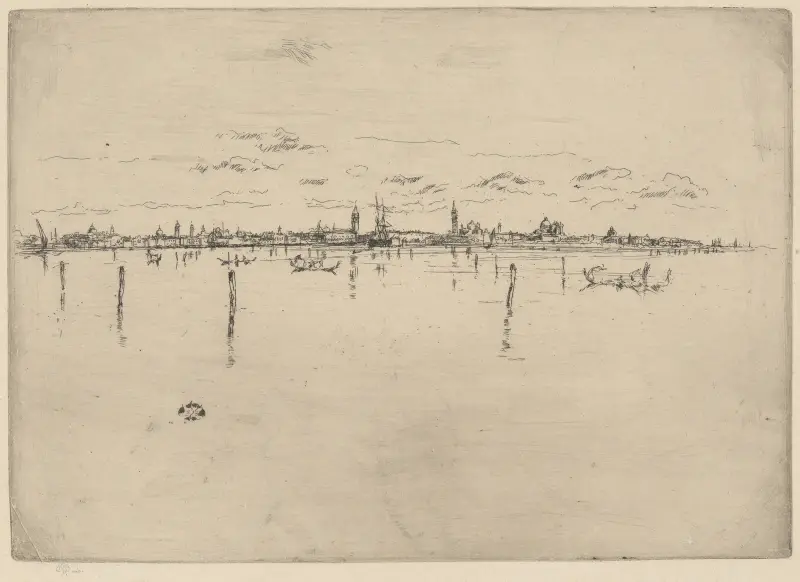 Little Venice av James Abbott McNeill Whistler