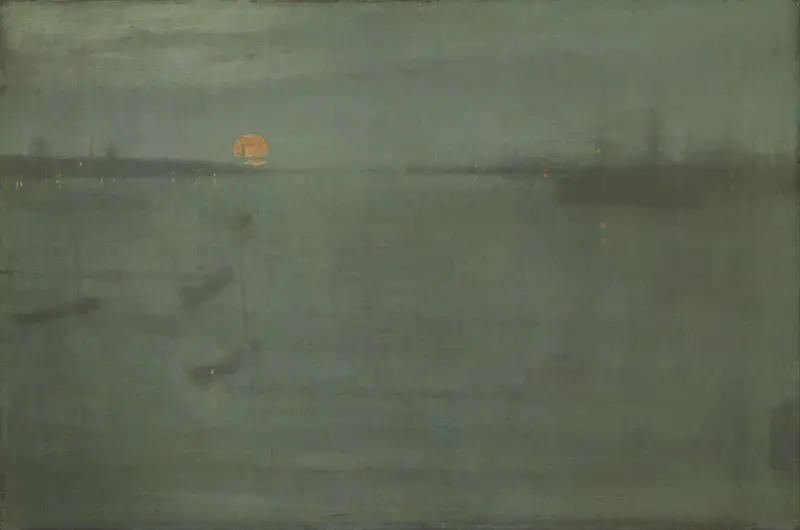 Nocturne: Blue and Gold–Southampton Water av James Abbott McNeill Whistler