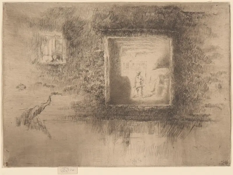 Nocturne Furnace, 1880 av James Abbott McNeill Whistler