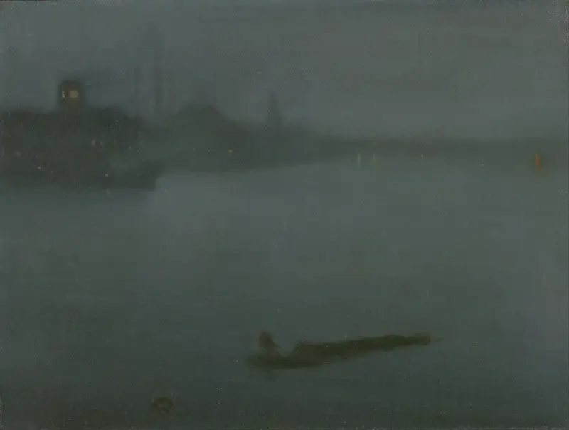 Nocturne in Blue and Silver av James Abbott McNeill Whistler