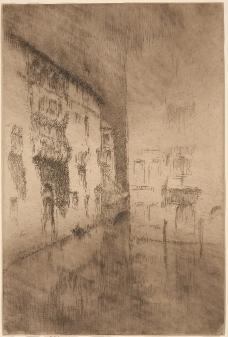 Nocturne; Palaces, 1879 av James Abbott McNeill Whistler