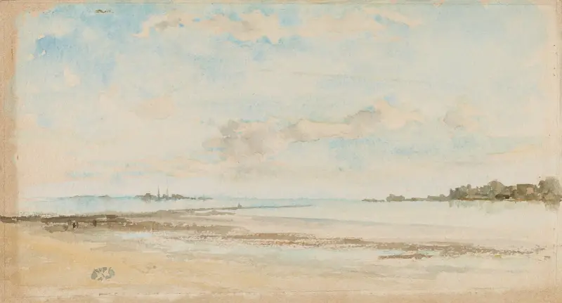 Note in Blue and Opal–Jersey av James Abbott McNeill Whistler