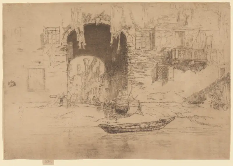 San Biagio, 1880 av James Abbott McNeill Whistler