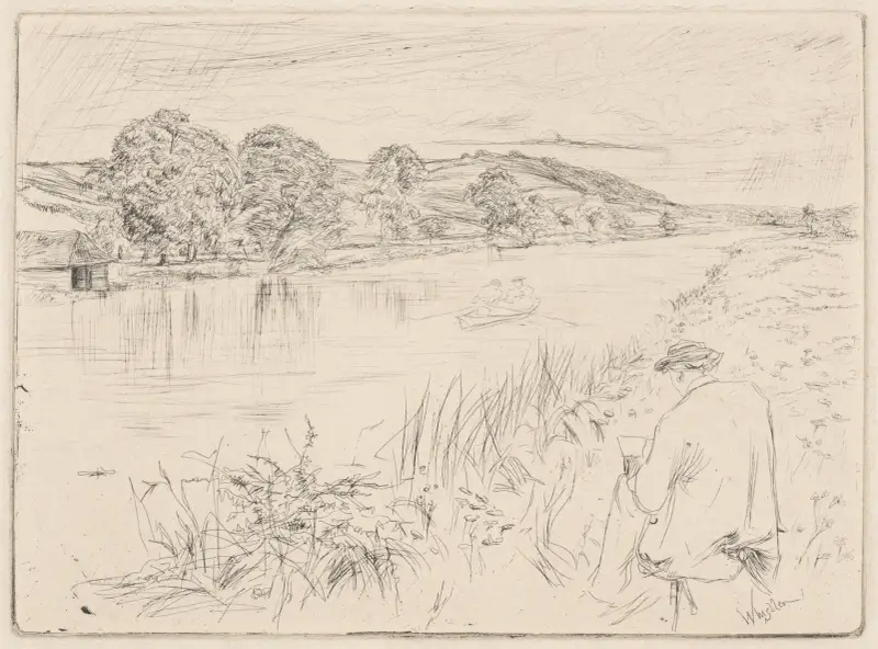 Sketching, No. 1 av James Abbott McNeill Whistler