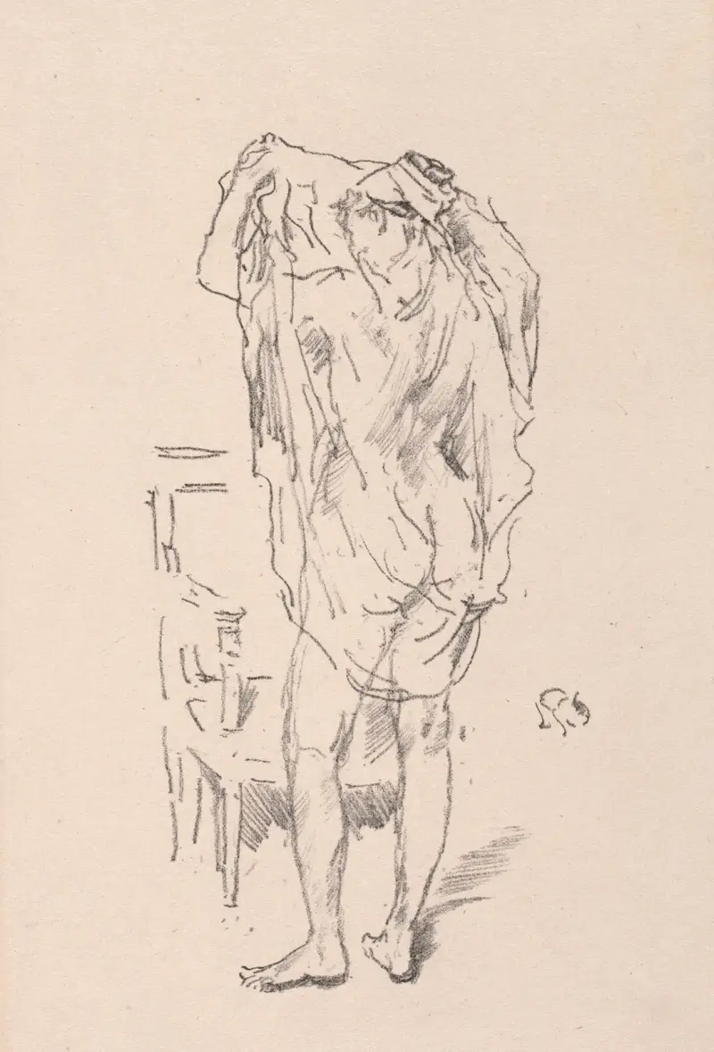 Studie, 1895, James Abbott McNeill Whistler
