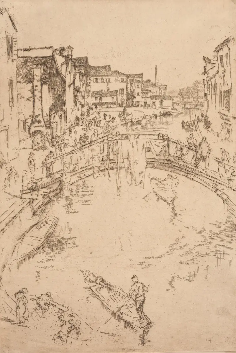 Die Brücke von James Abbott McNeill Whistler