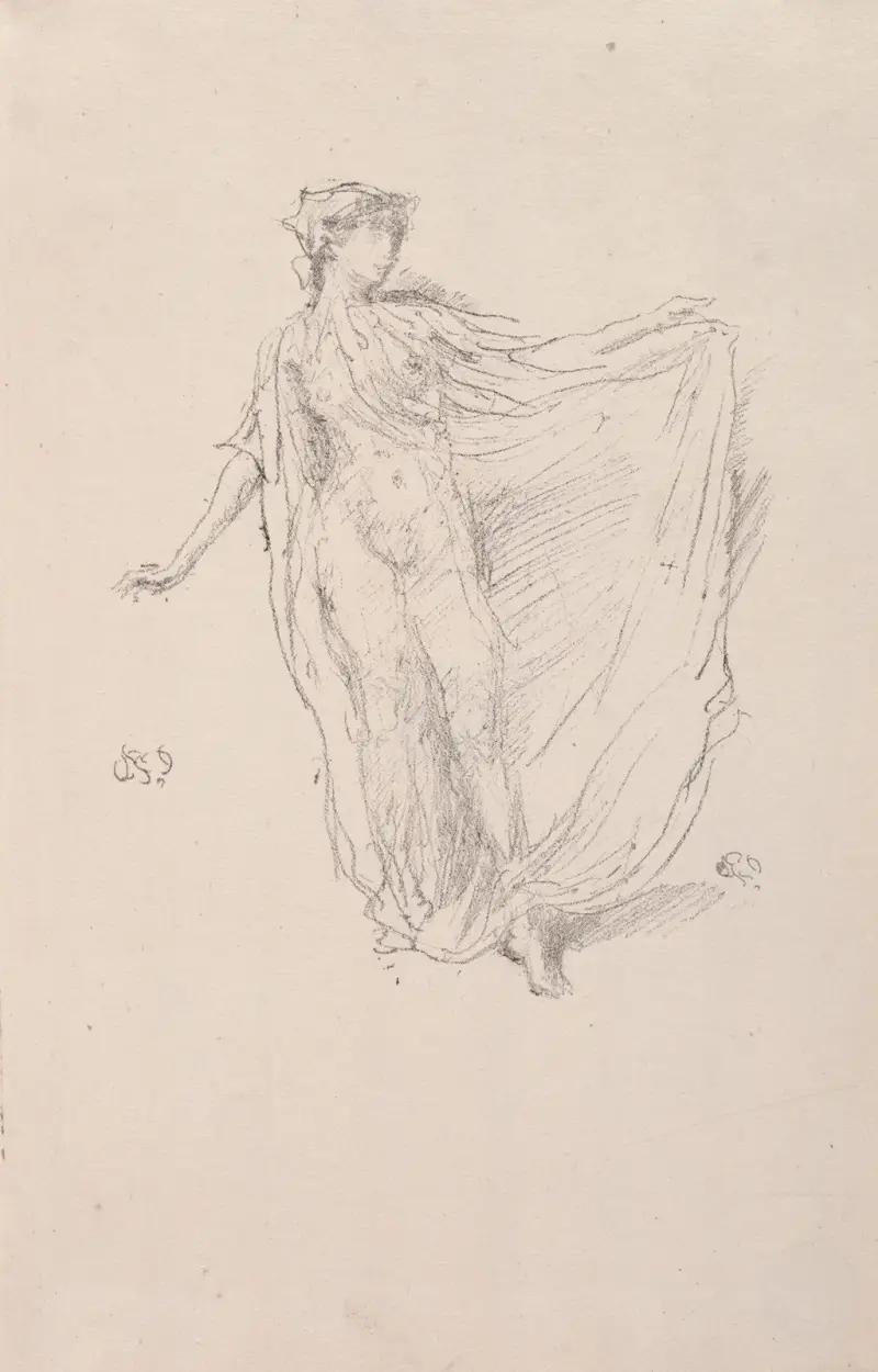 The Dancing Girl av James Abbott McNeill Whistler