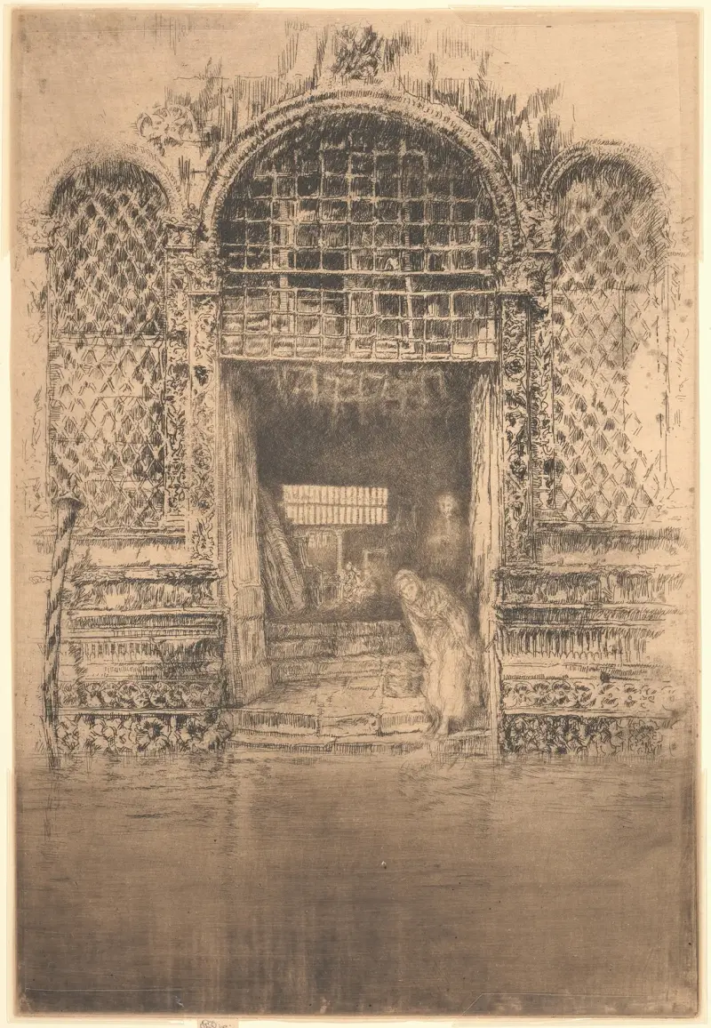 The doorway, 1879 – nr 1 av James Abbott McNeill Whistler
