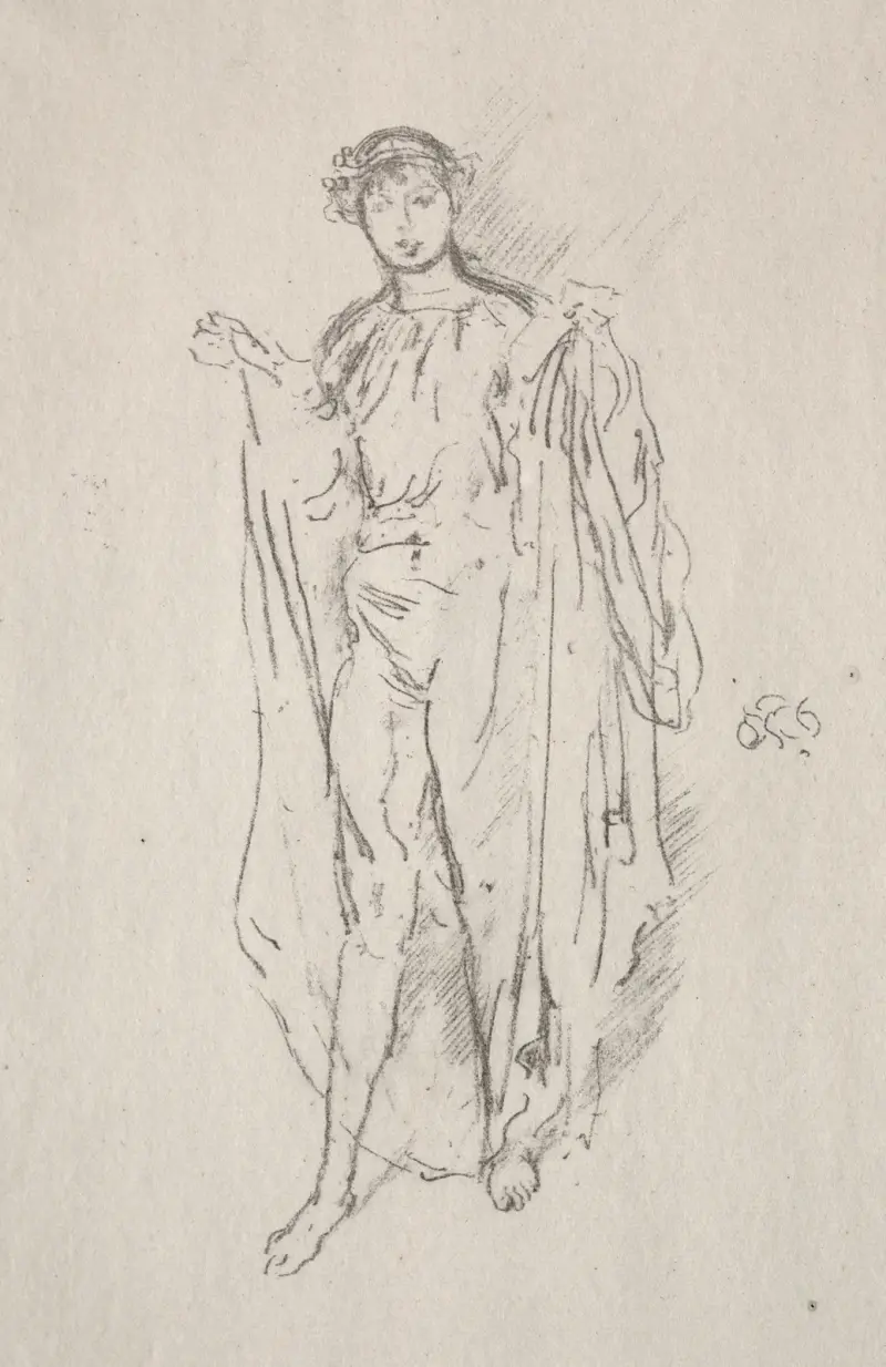 The Girl av James Abbott McNeill Whistler
