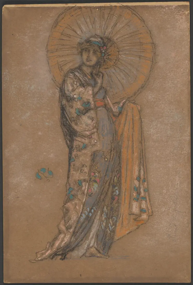Den japanska klänningen av James Abbott McNeill Whistler