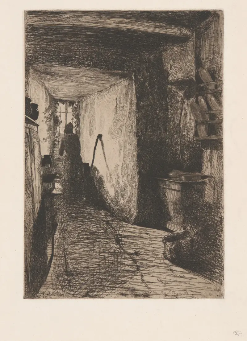 Kuchyně, 1858 – Nr. 2, James Abbott McNeill Whistler
