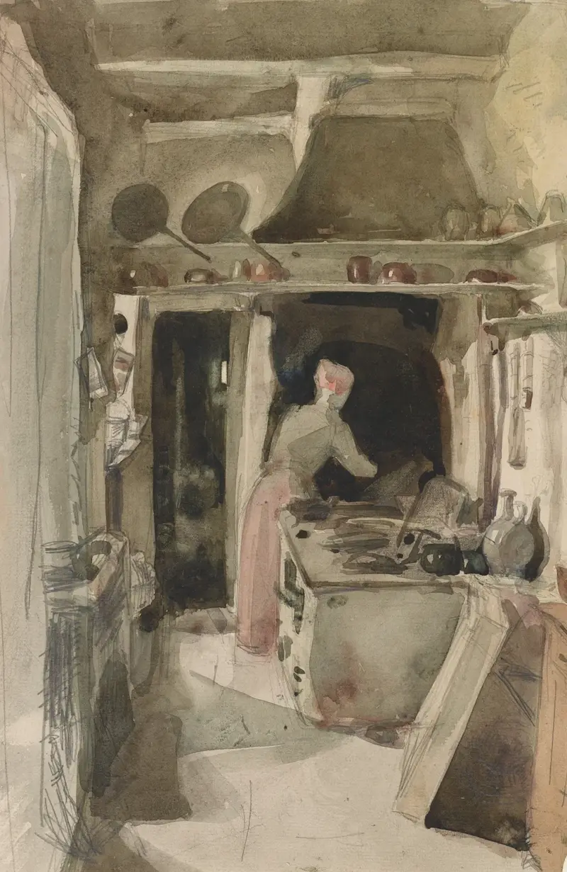 Die Küche, 1858 – Nr. 1 von James Abbott McNeill Whistler