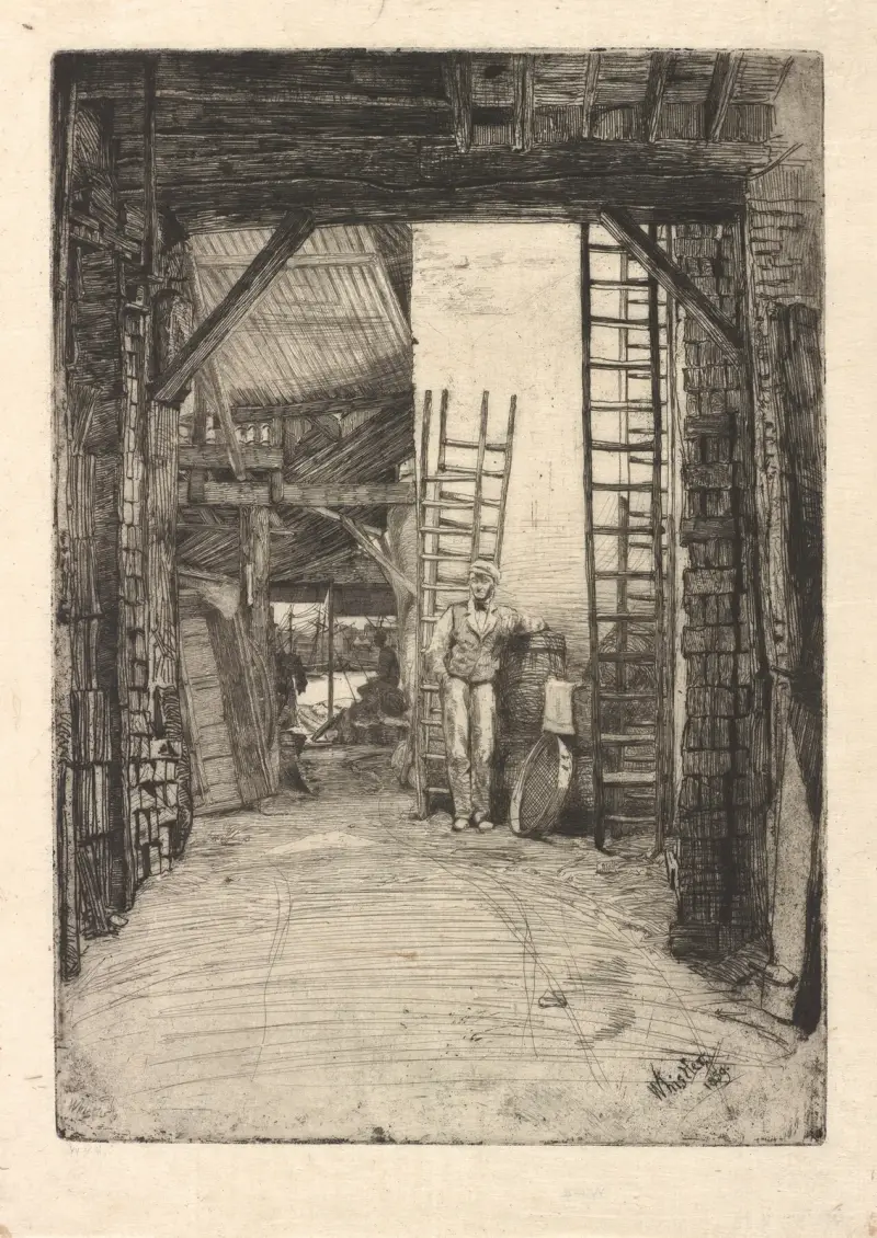 Wypalacz wapna, 1859 – Nr. 1, James Abbott McNeill Whistler