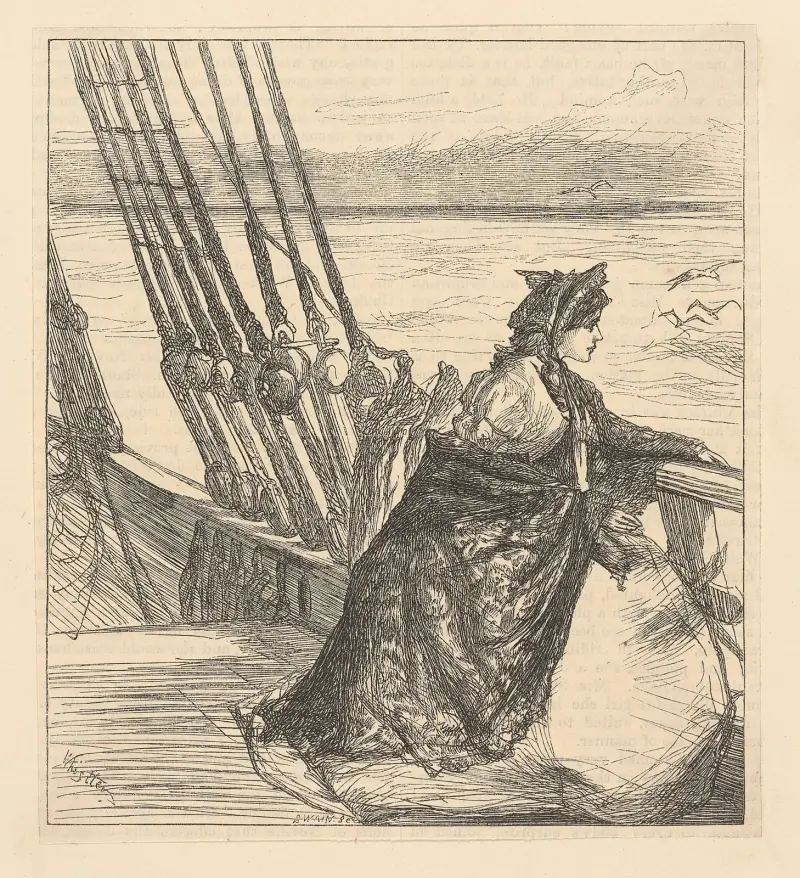 The major’s daughter., 1862 – nr 2 av James Abbott McNeill Whistler