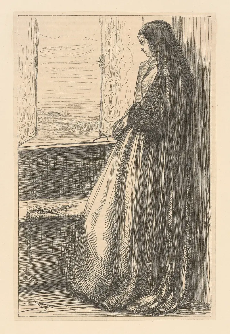 The major’s daughter, 1862 – nr 1 av James Abbott McNeill Whistler