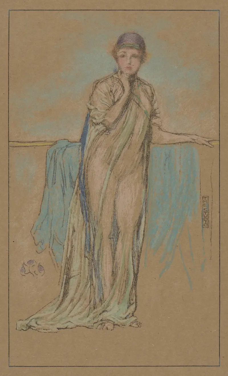 The purple cap – nr 2 av James Abbott McNeill Whistler