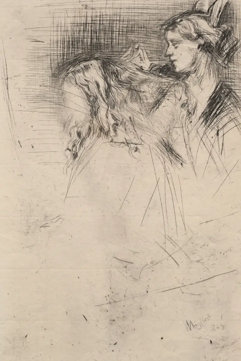 The Toilet, 1863 av James Abbott McNeill Whistler