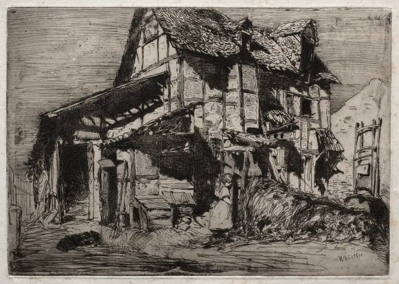 The Unsafe Tenement, 1858 – nr 1 av James Abbott McNeill Whistler
