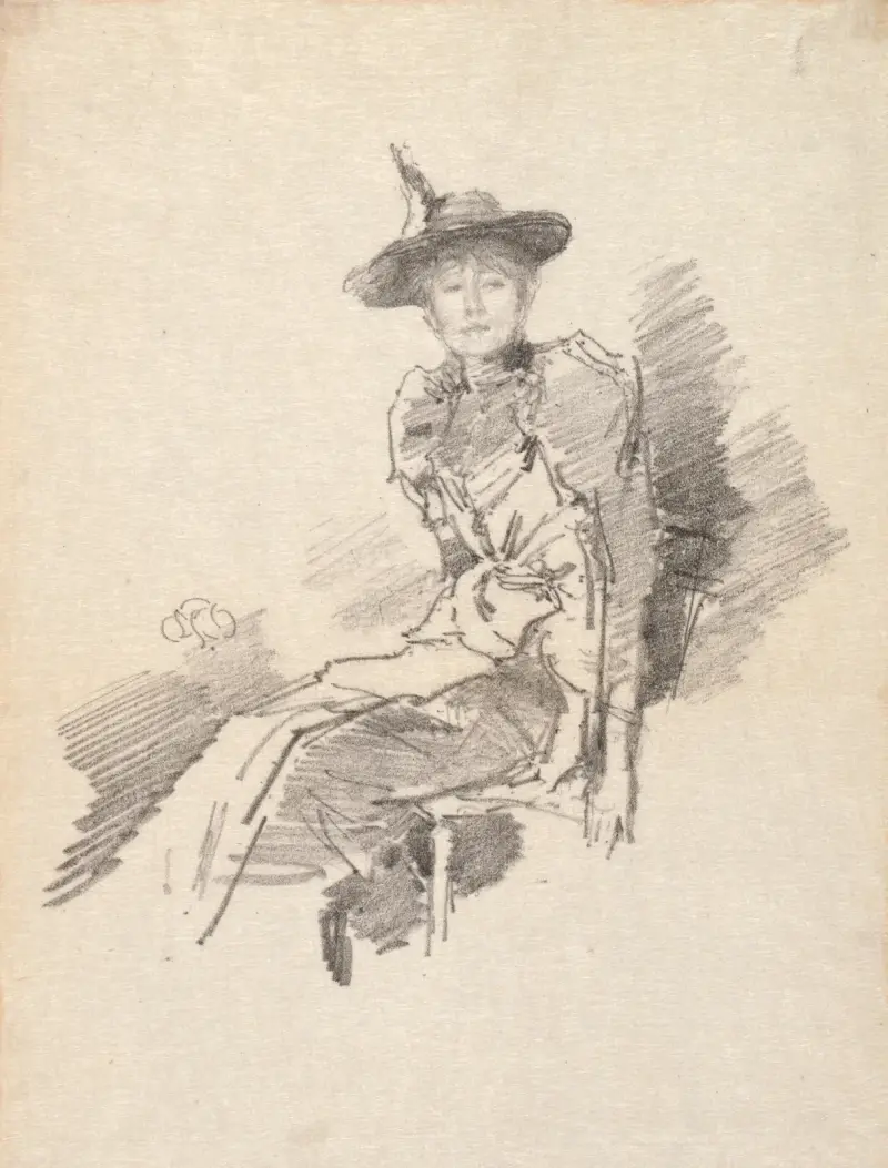 Der geflügelte Hut, 1890 – Nr. 2 von James Abbott McNeill Whistler