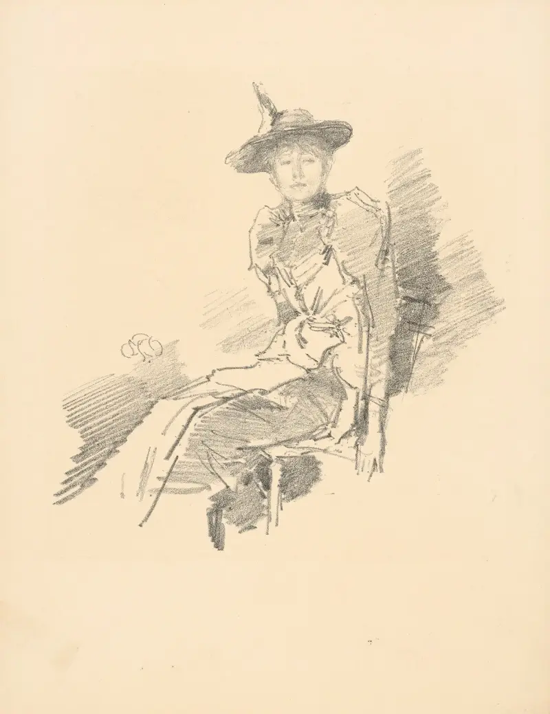 Skrzydlaty kapelusz, 1890 – Nr. 1, James Abbott McNeill Whistler