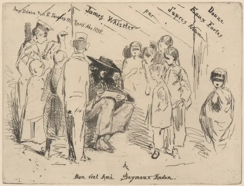 Title to the French Set av James Abbott McNeill Whistler