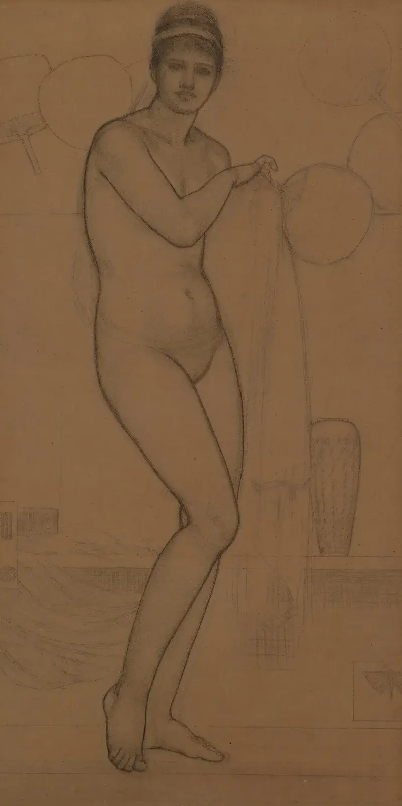 Venuše (stojící akt), James Abbott McNeill Whistler